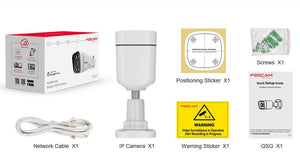 Foscam V5EP 5MP QHD POE IP Bullet Camera with Sound and Light Alarm - ACE Peripherals