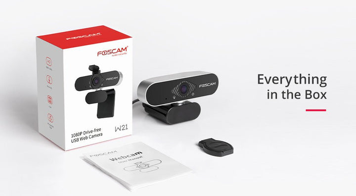 Foscam W21 1080P USB Webcam with Mic - ACE Peripherals