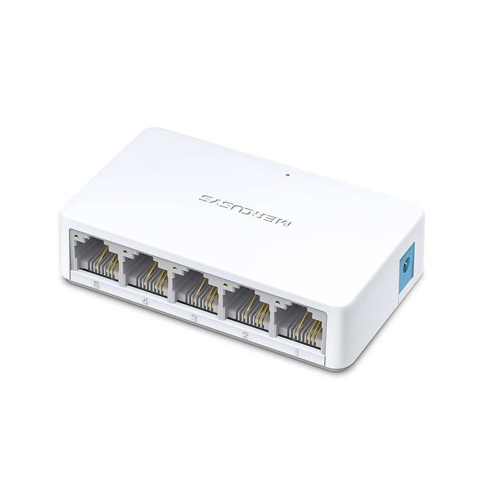 Mercusys MS105 5-Port 10/100Mbps Desktop Switch - ACE Peripherals