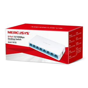 Mercusys MS108 8-Port 10/100Mbps Desktop Switch - ACE Peripherals