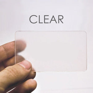 Premium Plastic ID Plain Card (White, Mag, Contact, RFID, Transparent) - ACE Peripherals