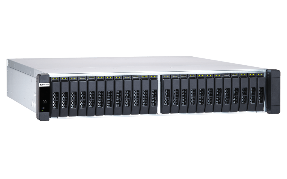 QNAP ES2486dc 24-Bay Dual-Controller All-Flash Rackmount NAS - ACE Peripherals