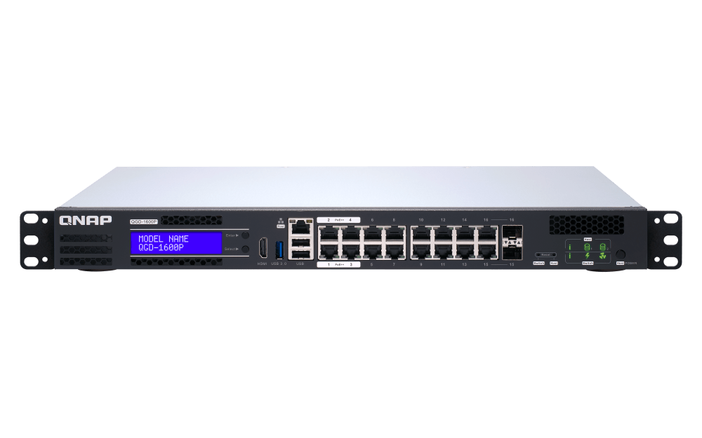 QNAP QGD-1600P 12-Port Gigabit Virtualization POE++ Switch - ACE Peripherals