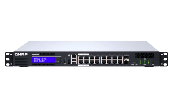 QNAP QGD-1600P 12-Port Gigabit Virtualization POE++ Switch - ACE Peripherals