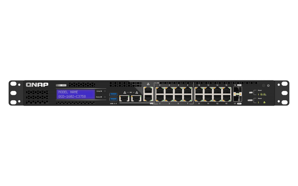 QNAP QGD-1602 18-Port Gigabit Virtualization Switch - ACE Peripherals