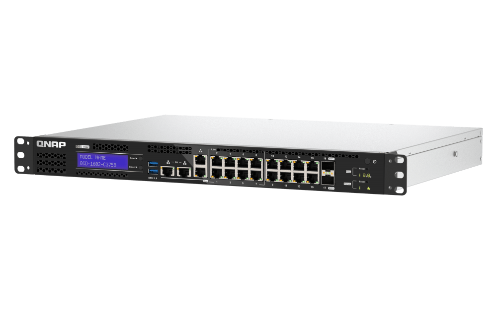 QNAP QGD-1602 18-Port Gigabit Virtualization Switch - ACE Peripherals