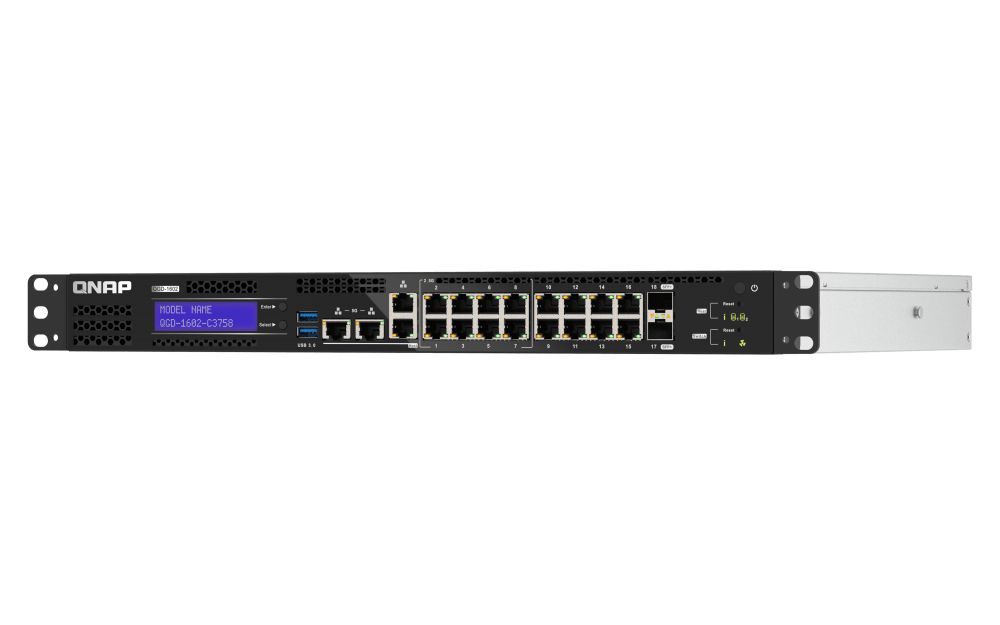 QNAP QGD-1602 18-Port Gigabit Virtualization Switch - ACE Peripherals