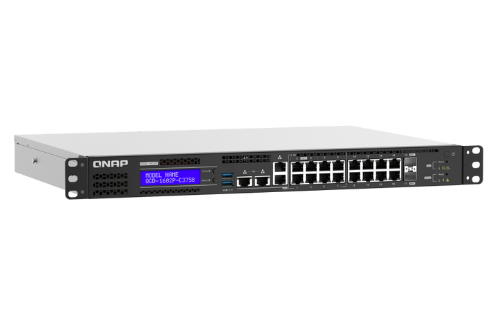 QNAP QGD-1602P 18-Port 10Gbe Virtualization POE++ Switch - ACE Peripherals