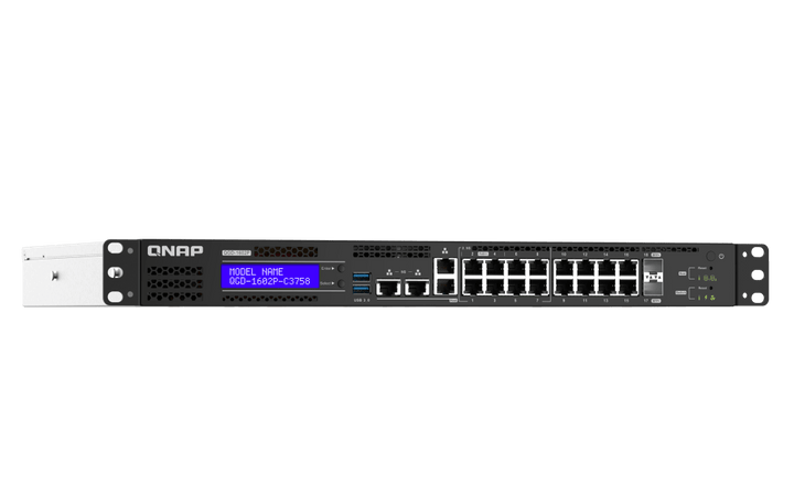 QNAP QGD-1602P 18-Port 10Gbe Virtualization POE++ Switch - ACE Peripherals