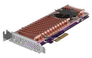 QNAP QM2-2P-244A Dual M.2 PCIe NVMe SSD Expansion Card - ACE Peripherals