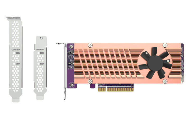 QNAP QM2-2P-384A Dual M.2 PCIe NVMe SSD Card - ACE Peripherals