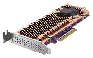 QNAP QM2-2P-384A Dual M.2 PCIe NVMe SSD Card - ACE Peripherals