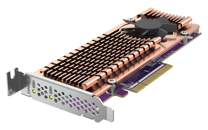 QNAP QM2-2P-384A Dual M.2 PCIe NVMe SSD Card - ACE Peripherals