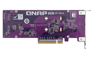 QNAP QM2-2P-384A Dual M.2 PCIe NVMe SSD Card - ACE Peripherals