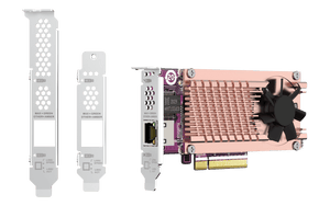 QNAP QM2-2P10G1TB M.2 NVMe SSD Expansion with 10GbE - ACE Peripherals