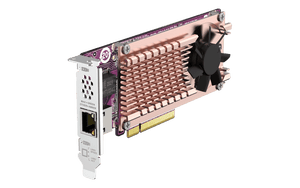 QNAP QM2-2P10G1TB M.2 NVMe SSD Expansion with 10GbE - ACE Peripherals