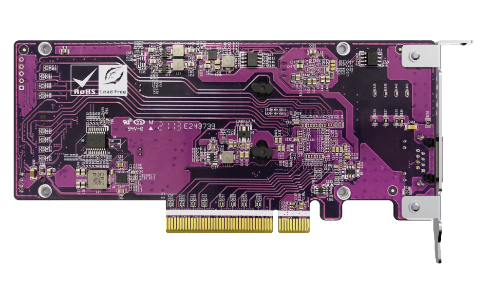 QNAP QM2-2P10G1TB M.2 NVMe SSD Expansion with 10GbE - ACE Peripherals