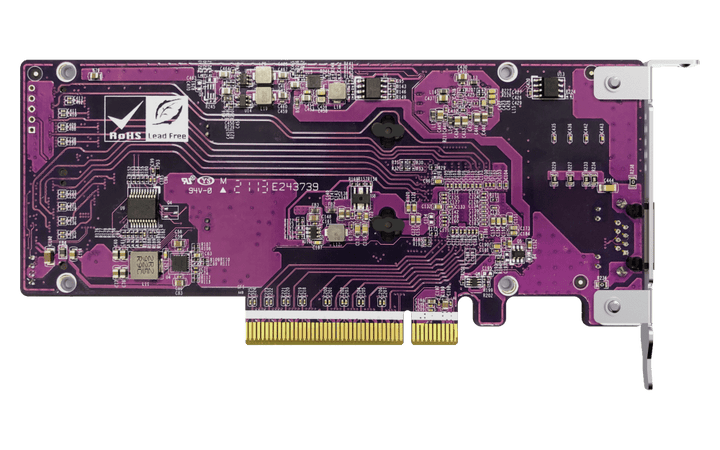 QNAP QM2-2P10G1TB M.2 NVMe SSD Expansion with 10GbE - ACE Peripherals
