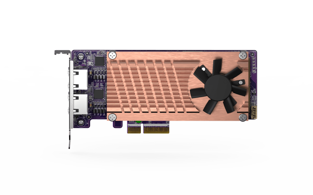 QNAP QM2-2P2G2T M.2 NVMe SSD Card with Dual 2.5GbE - ACE Peripherals