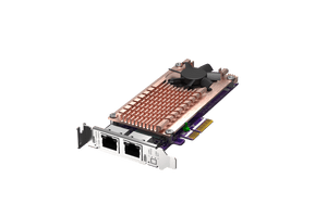 QNAP QM2-2P2G2T M.2 NVMe SSD Card with Dual 2.5GbE - ACE Peripherals