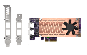 QNAP QM2-2P2G2T M.2 NVMe SSD Card with Dual 2.5GbE - ACE Peripherals