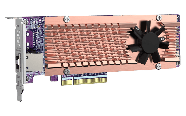 QNAP QM2-2P410G1T M.2 NVMe SSD Card with 10GbE Port - ACE Peripherals