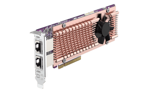 QNAP QM2-2P410G2T Dual M.2 NVMe SSD Expansion with Dual 10GbE Ports - ACE Peripherals