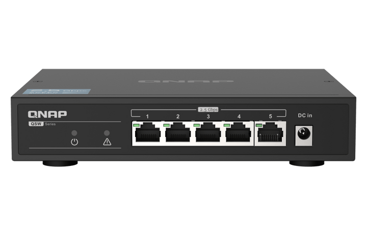 QNAP QSW-1105-5T 5-Port 2.5Gbe Professional Networking Switch - ACE Peripherals