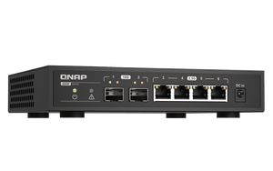 QNAP QSW-2104-2S 6-Port 2.5/10Gbe Professional Networking Switch - ACE Peripherals