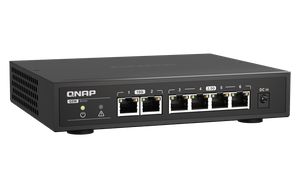 QNAP QSW-2104-2T 6-Port 2.5/10Gbe Professional Networking Switch - ACE Peripherals