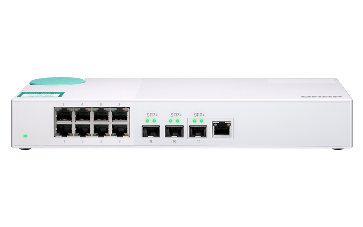 QNAP QSW-308-1C 11-Port 10Gbe Entry Networking Switch - ACE Peripherals