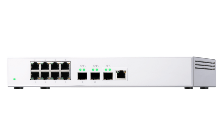 QNAP QSW-308-1C 11-Port 10Gbe Entry Networking Switch - ACE Peripherals