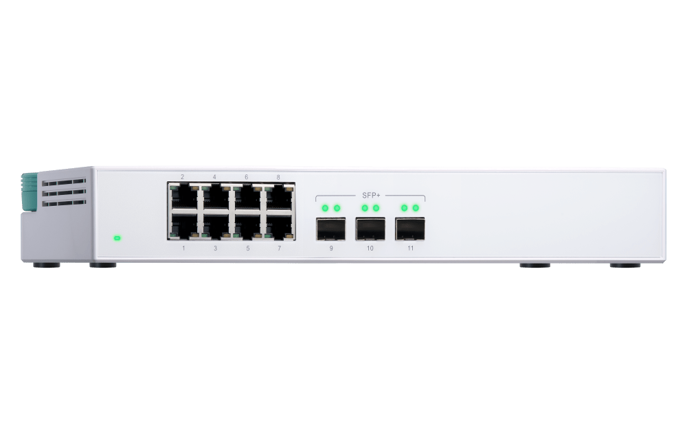 QNAP QSW-308S 11-Port 10Gbe Entry Networking Switch - ACE Peripherals