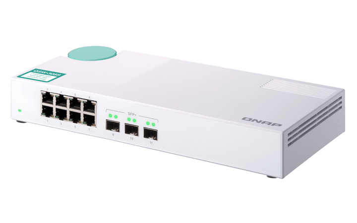 QNAP QSW-308S 11-Port 10Gbe Entry Networking Switch - ACE Peripherals