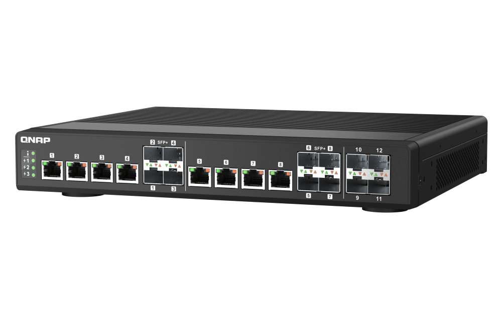 QNAP QSW-IM1200-8C 12-Port 10GbE Managed Switch - ACE Peripherals