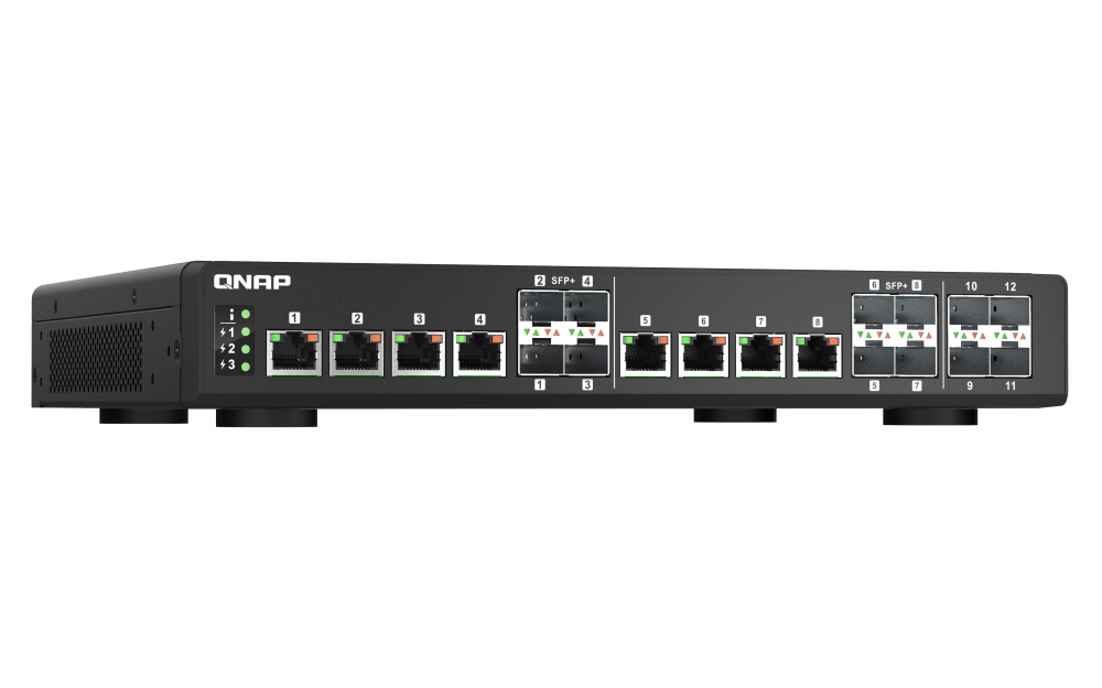QNAP QSW-IM1200-8C 12-Port 10GbE Managed Switch - ACE Peripherals