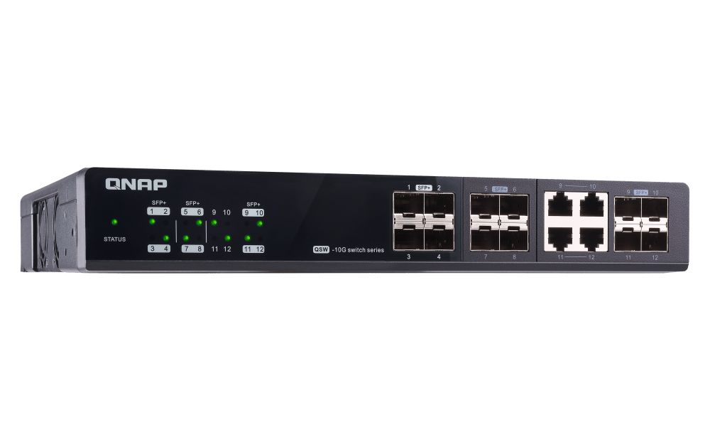 QNAP QSW-M1204-4C 12-Port 10GbE Managed Switch - ACE Peripherals