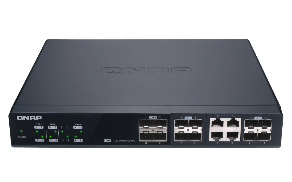 QNAP QSW-M1204-4C 12-Port 10GbE Managed Switch - ACE Peripherals