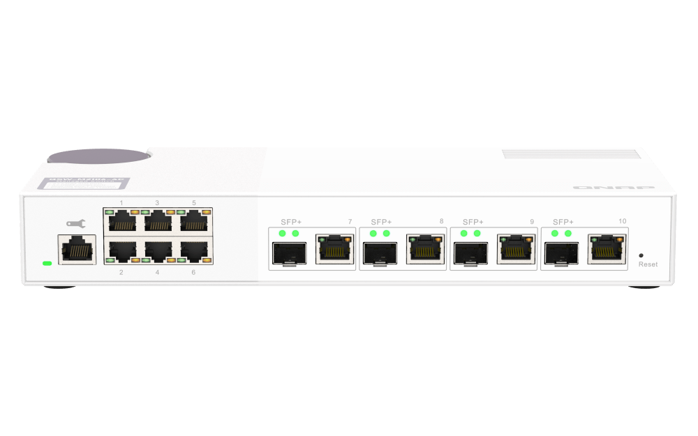 QNAP QSW-M2106-4C 10-Port 2.5/10GbE Managed Switch - ACE Peripherals