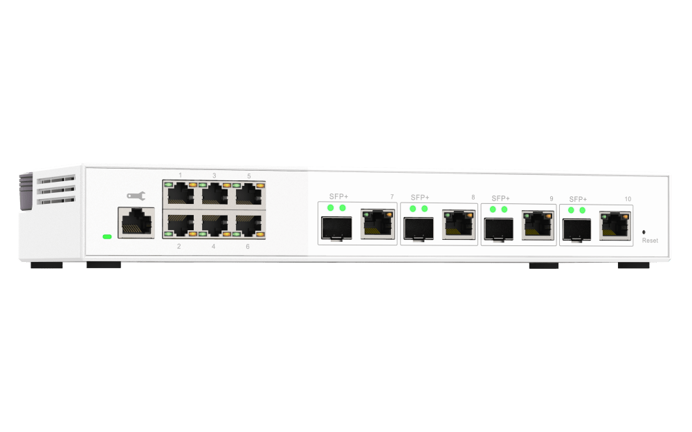 QNAP QSW-M2106-4C 10-Port 2.5/10GbE Managed Switch - ACE Peripherals