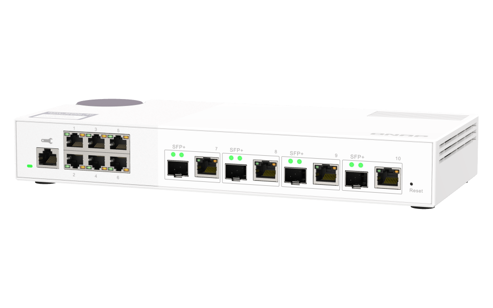 QNAP QSW-M2106-4C 10-Port 2.5/10GbE Managed Switch - ACE Peripherals