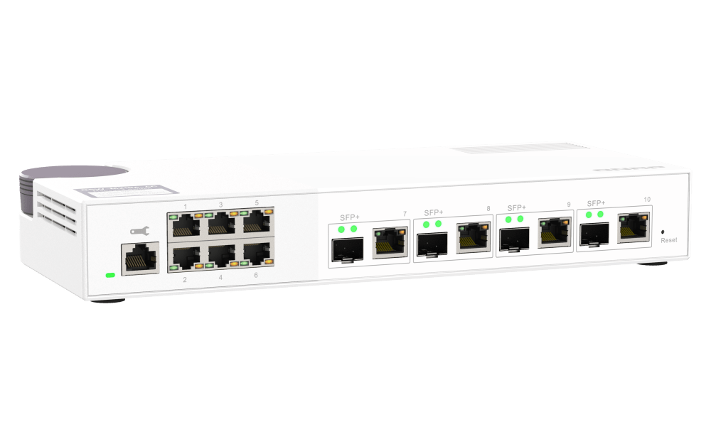 QNAP QSW-M2106-4C 10-Port 2.5/10GbE Managed Switch - ACE Peripherals