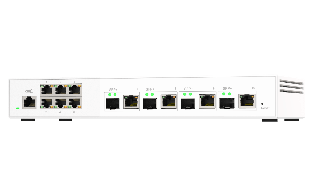 QNAP QSW-M2106-4C 10-Port 2.5/10GbE Managed Switch - ACE Peripherals