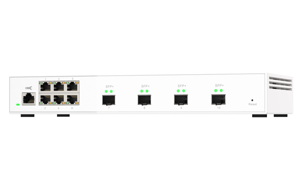 QNAP QSW-M2106-4S 10-Port 2.5/10GbE Managed Switch - ACE Peripherals