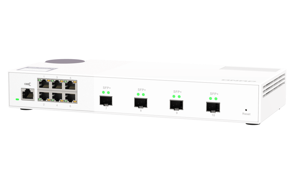 QNAP QSW-M2106-4S 10-Port 2.5/10GbE Managed Switch - ACE Peripherals