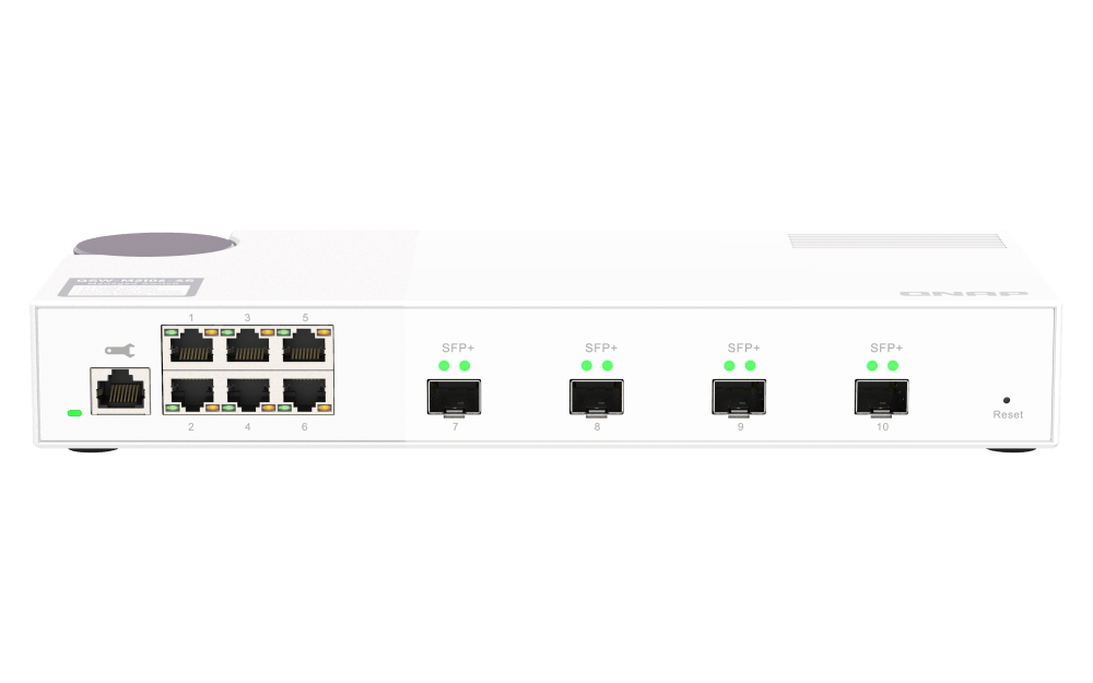 QNAP QSW-M2106-4S 10-Port 2.5/10GbE Managed Switch - ACE Peripherals