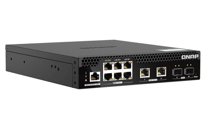 QNAP QSW-M2106PR-2S2T 10-Port 2.5/10GbE POE++ Managed Switch - ACE Peripherals