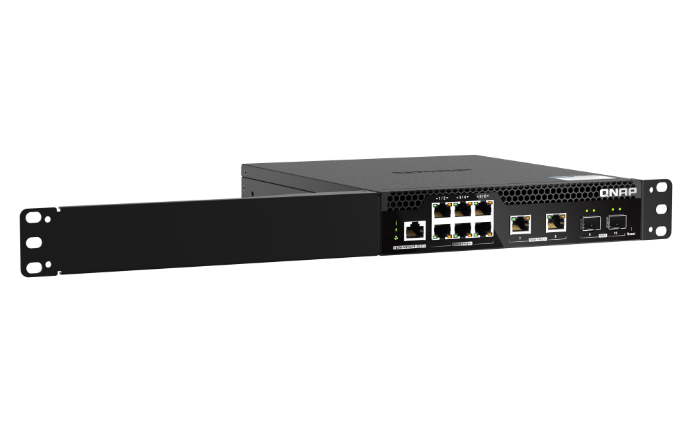 QNAP QSW-M2106PR-2S2T 10-Port 2.5/10GbE POE++ Managed Switch - ACE Peripherals