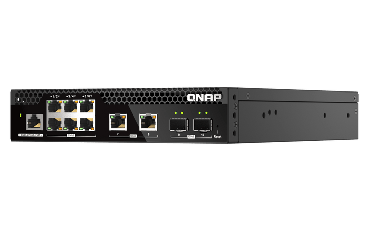 QNAP QSW-M2106R-2S2T 10-Port 2.5/10GbE POE++ Managed Switch - ACE Peripherals