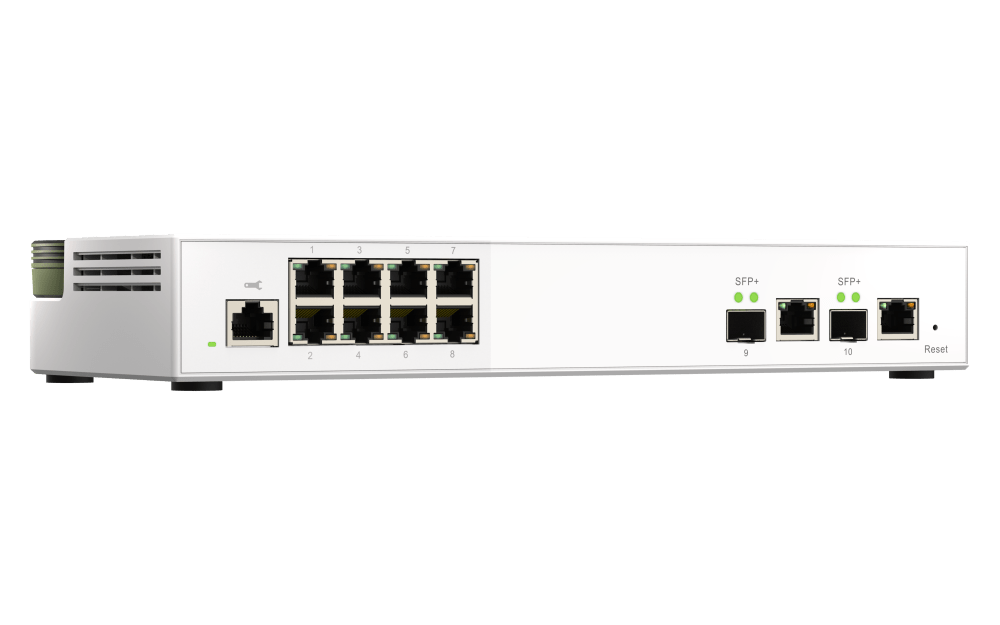 QNAP QSW-M2108-2C 10-Port 2.5/10GbE Managed Switch - ACE Peripherals